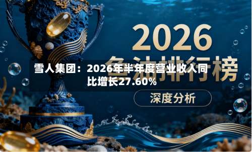 雪人集团:2026年半年度营业收入同比增长27.60%-第2张图片