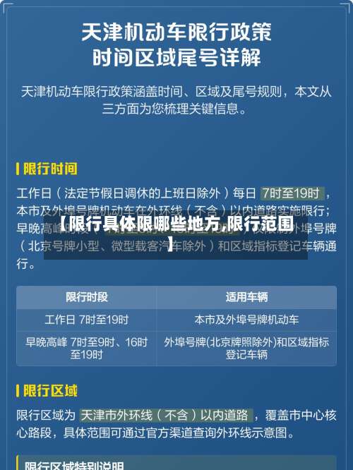 【限行具体限哪些地方,限行范围】-第3张图片