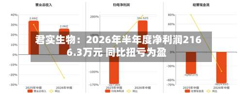 君实生物:2026年半年度净利润2166.3万元 同比扭亏为盈-第2张图片