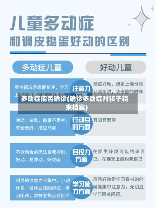 多动症能否确诊(确诊多动症对孩子将来档案)