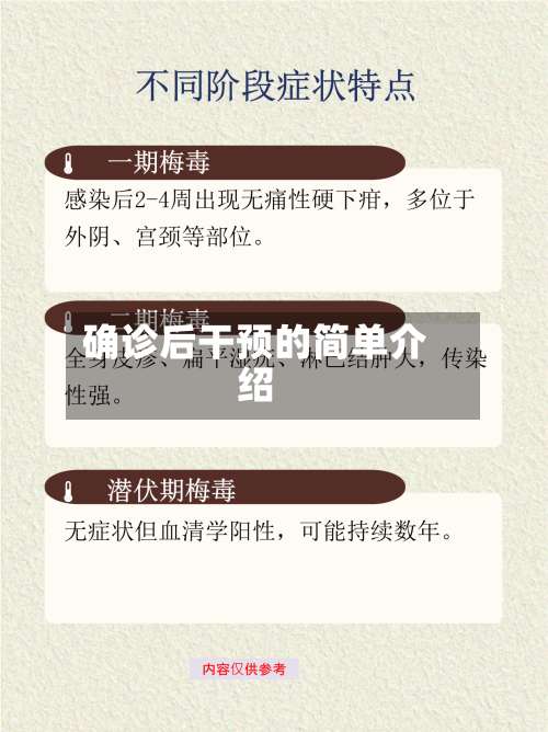 确诊后干预的简单介绍