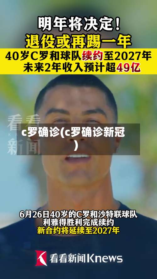 c罗确诊(c罗确诊新冠)-第2张图片