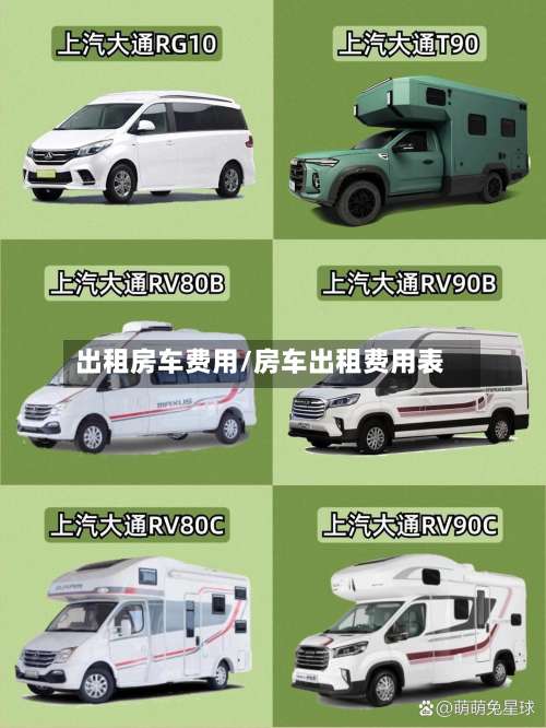 出租房车费用/房车出租费用表-第2张图片