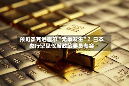 预见杰克逊霍尔“无事发生”？日本央行罕见仅派政策委员参会