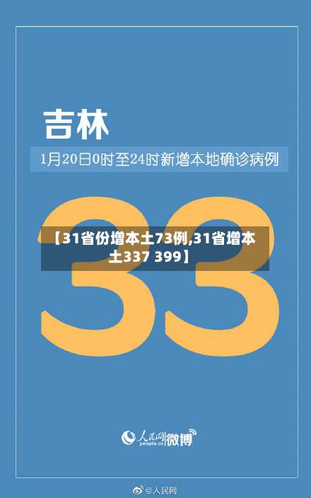 【31省份增本土73例,31省增本土337 399】-第3张图片