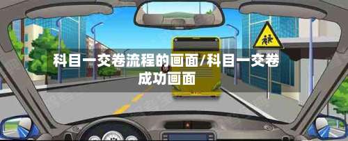 科目一交卷流程的画面/科目一交卷成功画面