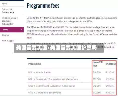 美国需要英国/美国需要英国护照吗