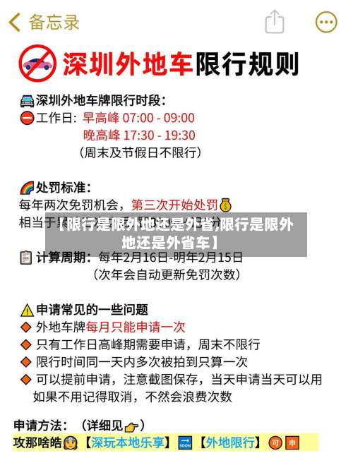 【限行是限外地还是外省,限行是限外地还是外省车】