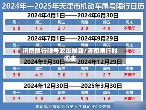 济南限行限号政策最新/济南限行时间表