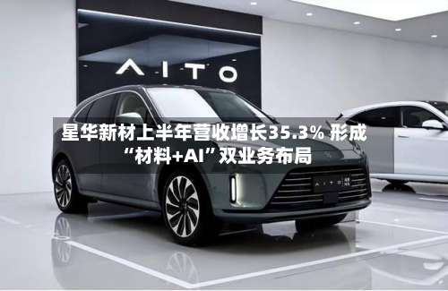 星华新材上半年营收增长35.3% 形成“材料+AI”双业务布局-第1张图片