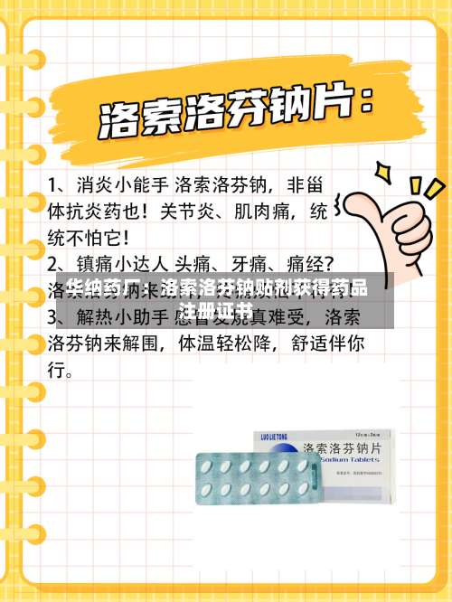 华纳药厂：洛索洛芬钠贴剂获得药品注册证书-第1张图片