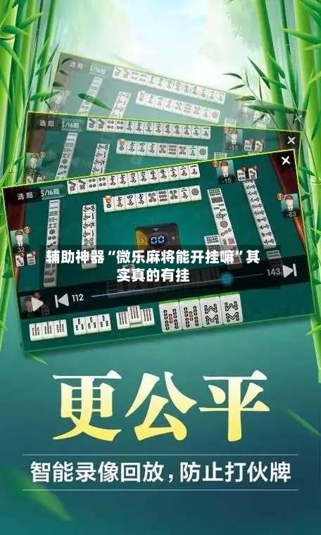 辅助神器“微乐麻将能开挂嘛”其实真的有挂-第2张图片